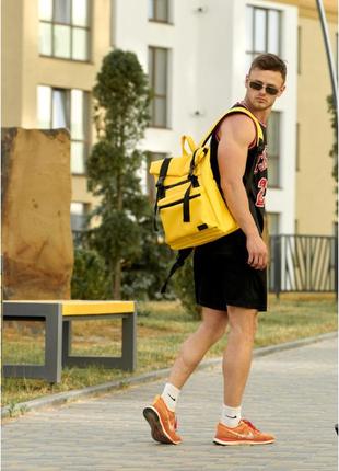 Мужской рюкзак ролл sambag rolltop ltt желтый2 фото