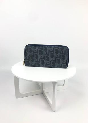 Гаманець christian dior dark blue