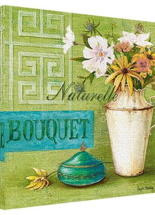 Картина на тканині, 50х50 см naturelle bouquet