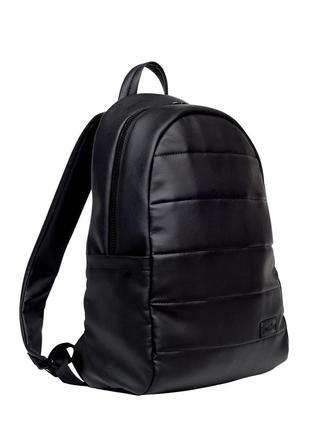 Вмісткий чоловічий чорний рюкзак для спортзалу4 фото