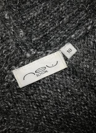 Шикарный теплый свитер, базовая кофта с воротником-хомут, в составе мохер6 фото