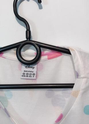 Стильный оверсайз топ футболка disney на завязках.3 фото