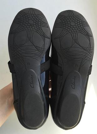 Лакированные кожаные балетки туфли clarks р.38,5-39 в стиле мэри джейн7 фото