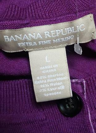 Banana republic extra fine merino кардиган теплий зимовий светр меринос мериносова вовна6 фото