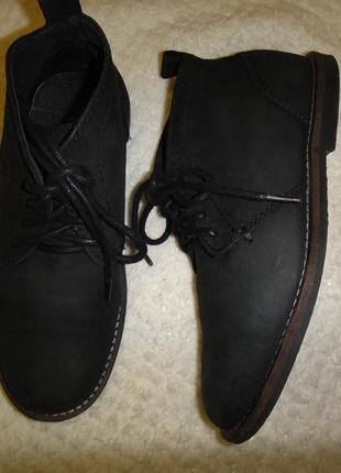 Стильные кожаные туфли ботинки броги river island р. 32 (20 см)