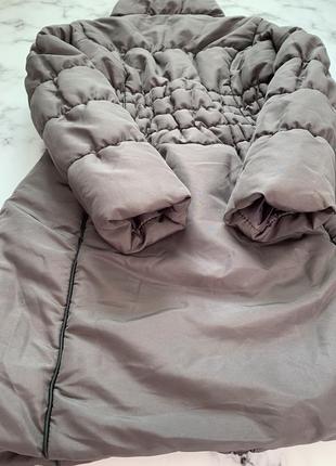 Пальто зимнее с полиуретановым декором south 12 р4 фото