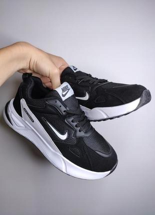 Мужские кроссовки найк nike new fashion white-black