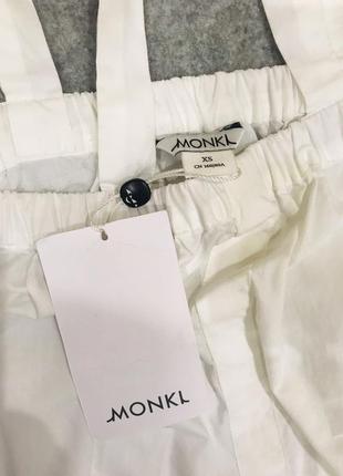Натуральна біла сукня monki 4