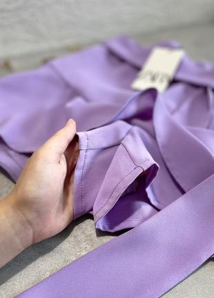 Лиловые юбки-шорты от zara3 фото