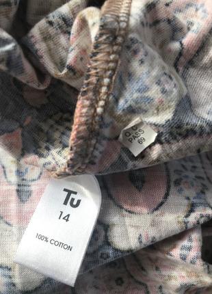 Фирменное натуральное платье 14 размера