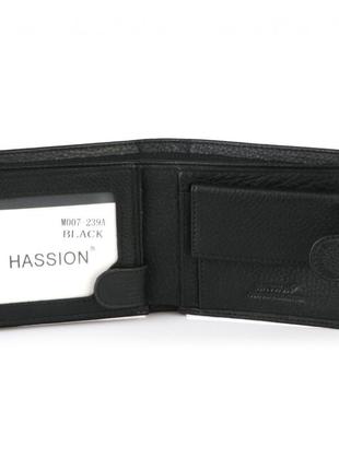 Портмоне hassion m 007-239 a black3 фото