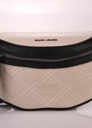 Сумка david jones 6714-1 beige2 фото