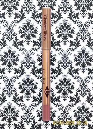 Нюдовий олівець для губ charlotte tilbury lip cheat liner pencil pillow talk 2 medium 0.8 г1 фото