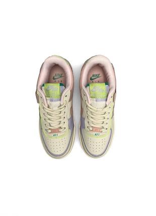 Женские кроссовки nike air force 1 shadow beige pink w#найк7 фото