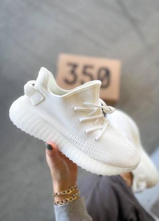 Женские кроссовки adidas yeezy boost 350 v2 "white premium