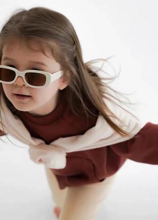 Стильные детские очки с защитой 400uv3 фото