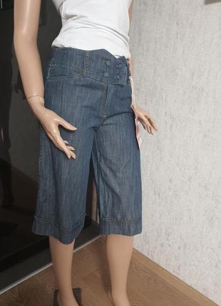 Капрі джинсови літні кюлоти довги шорти twister5 фото