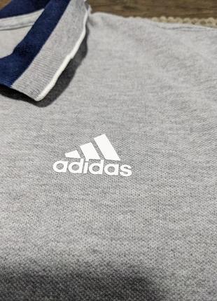 Мужская поло adidas essentials cimalite l3 фото