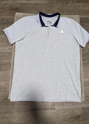 Мужская поло adidas essentials cimalite l