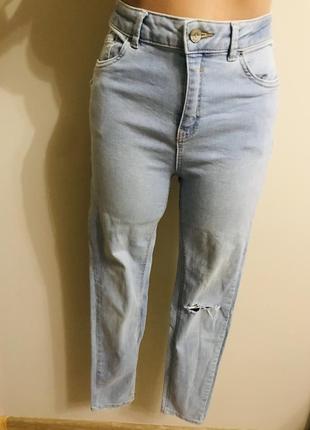 Крутые брендовые мягкие джинсы скинни с высокой посадкой 💎2 фото