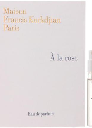 Maison francis kurkdjian a la rose💥original отливант распив цена за 1,5 мл1 фото