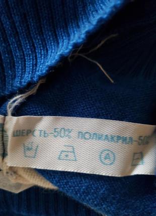 Новый шерстяной 50 % шерсть винтажный свитер джемпер6 фото