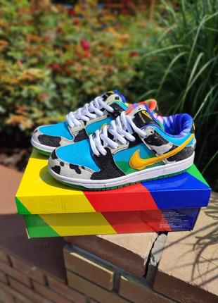 Кроссовки nike sb dunk low x ben &amp; jerry’s3 фото