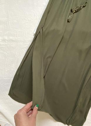 Вискозная юбка макси с разрезами размер m-l4 фото