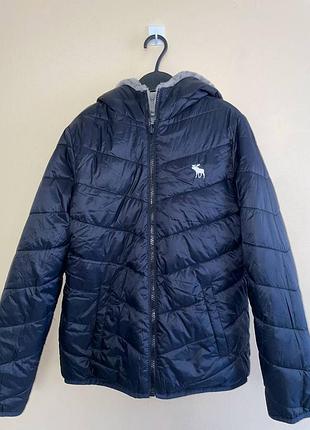 Двухсторонняя куртка abercrombie kids сша, на девочку 10-11 г.