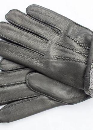Мужские перчатки из натуральной кожи
