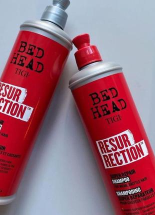 Шампунь або кондиціонер для слабкого й ламкого волосся
tigi bed head resurrection super repair