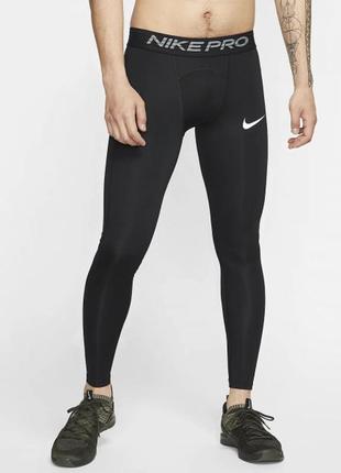 Мужские лосины nike pro (мужские лосины, тайтсы, леггинсы, тайтсы)1 фото