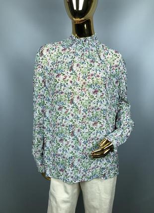 Романтичная блуза в мелкие цветочки laura ashley2 фото