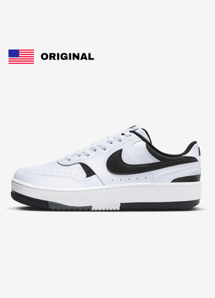 Оригінальні 🇺🇸 жіночі шкіряні кросівки nike gamma force
women's shoes  колір чорний з білим