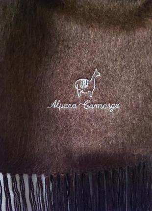 Шарф alpaca gamargo шерстяной