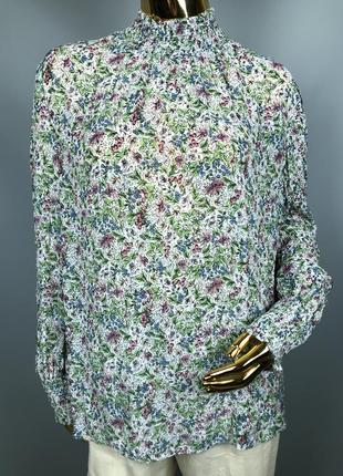 Романтична блуза в дрібні квіточки laura ashley