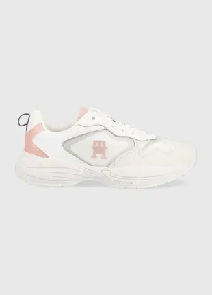 Кожаные кроссовки tommy hilfiger sporty th runner1 фото