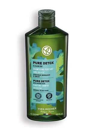 Шампунь детокс і глибоке очищення волосся yves rocher, ів роші