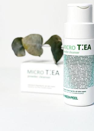 Ензимна пудра з чайним деревом medi-peel micro tea powder cleanser 70 г ,10 г ,20г