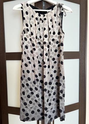 Шовкова італійська сукня від бренду marella (max mara group) з поясом розмір 34-36/s/xs1 фото