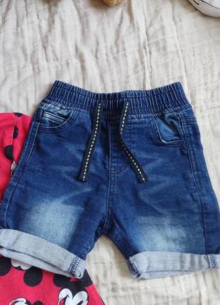 Детские джинсовые шорты