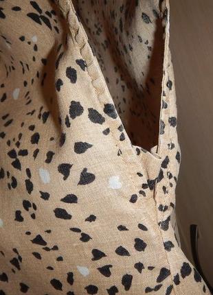 Лляна блуза marks & spencer p.16 100% льон7 фото