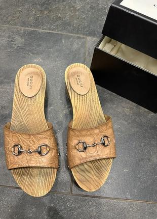 Шлепки gucci оригінал