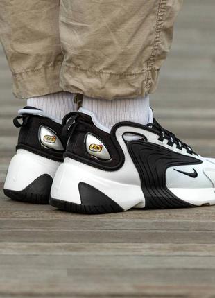 Чоловічі кросівки nike zoom 2k white black4 фото