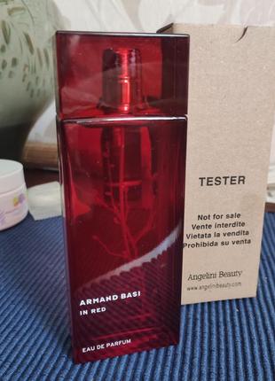 Armand basi в red eau de parfumпарюмерна вода (тестер із кришечкою)