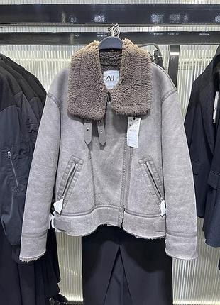 Дубленка zara