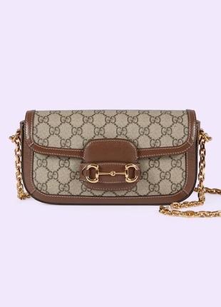 Сумка gucci horsebit 1955 shoulder bag оригинал новая4 фото