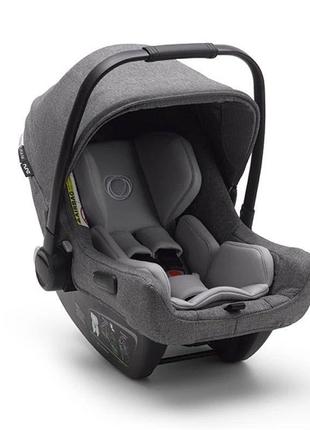 Детское автокресло 0+ bugaboo turtle air i-size by nuna grey melange новое!!!