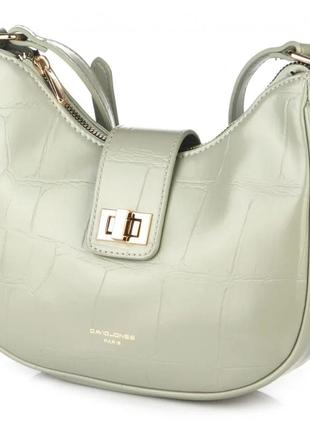 Сумка david jones 6626 greyish green1 фото