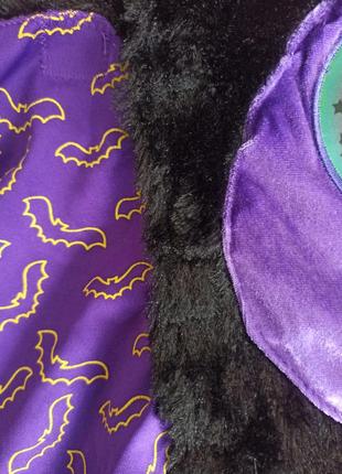 Теплый карнавальный  маскарадный костюм на хеллоуин хелловин монстр оборотень ночь паук летучая мышь5 фото
